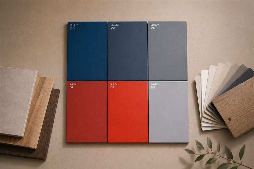 Bathroom cabinet color and finish customization