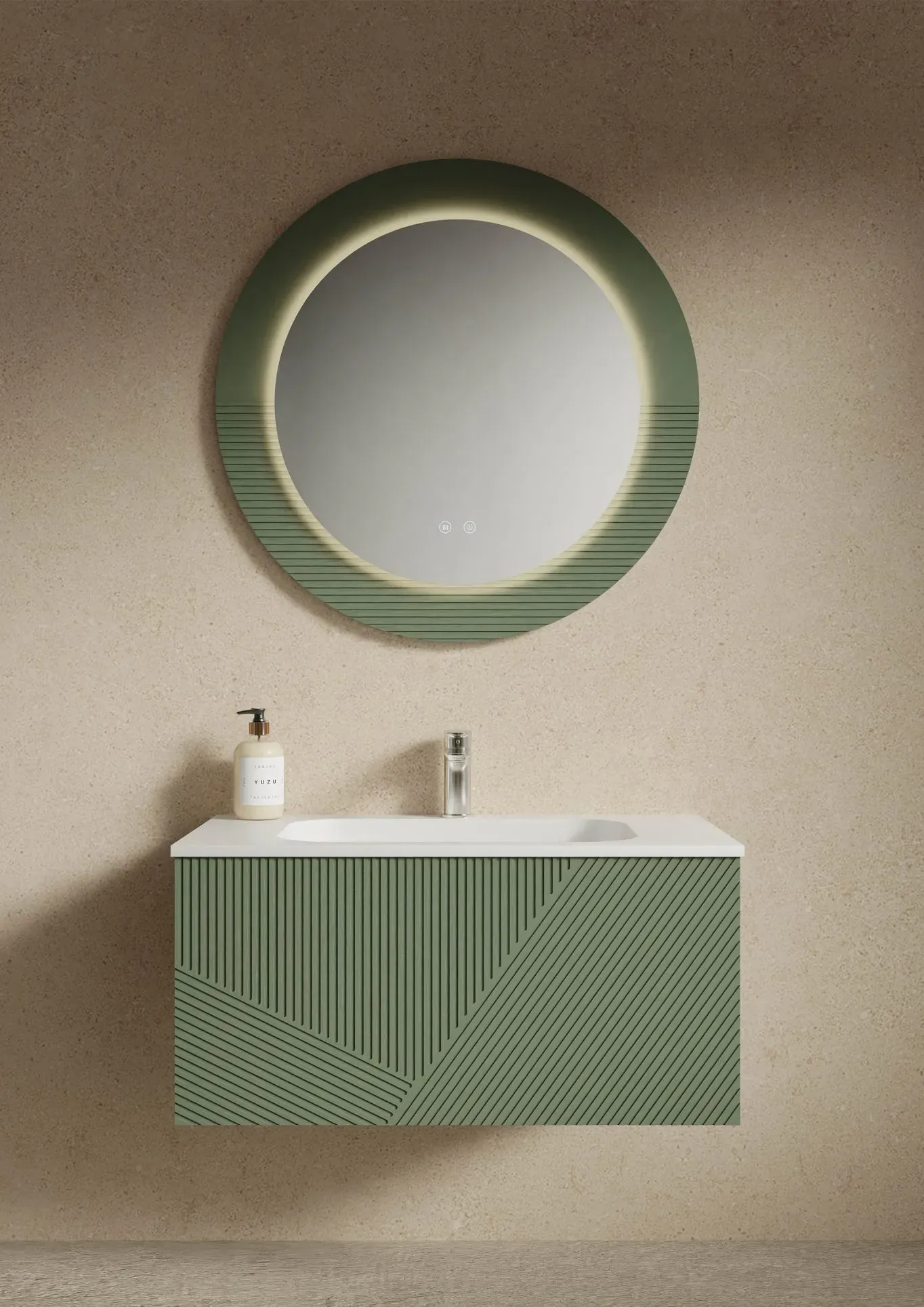 Bathroom vanity lifestyle scene